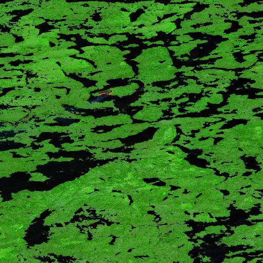 Wildfire near Rivière-Koksoak (Jun 22) — Sentinel-2 SWIR (fuego)