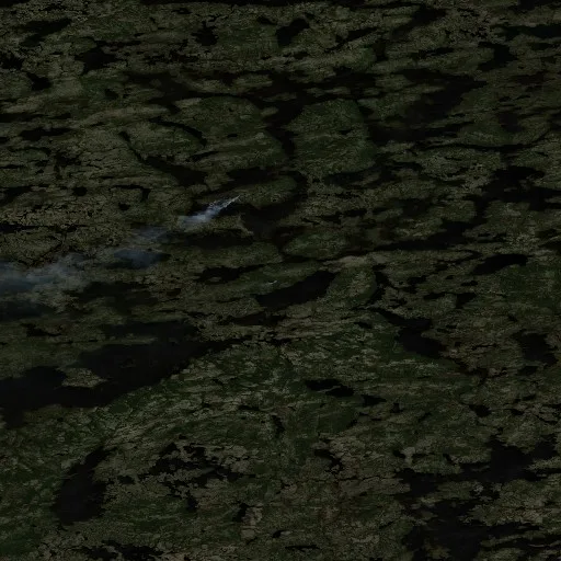 Wildfire near Rivière-Koksoak (Jun 22) — Sentinel-2 true color