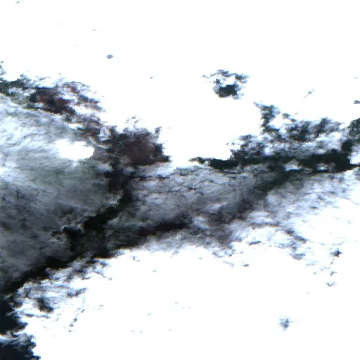 Wildfire near Rivière-Mouchalagane (Jun 29 · E) — Sentinel-2 true color