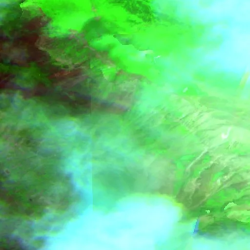 Wildfire near Roccacasale — Sentinel-2 SWIR (fuego)