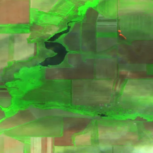 Incendio cerca de Мокрологское сельское поселение — Sentinel-2 SWIR (fuego)