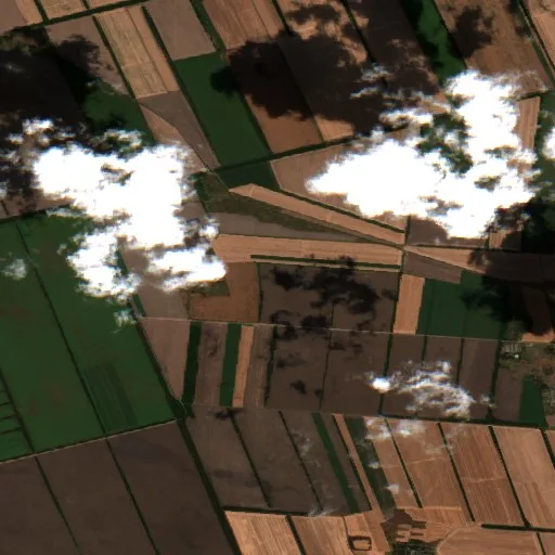 Wildfire near Кировское сельское поселение — Sentinel-2 true color