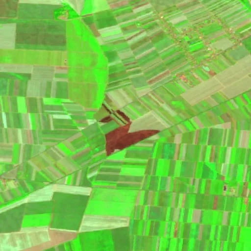 Incendio cerca de Ruma — Sentinel-2 SWIR (fuego)
