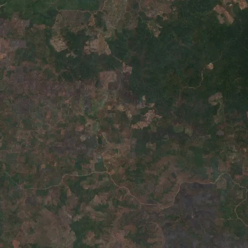 Wildfire near Rumbia (Oct 2) — Sentinel-2 true color