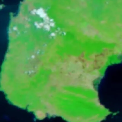 Wildfire near Rumbia (Oct 19) — NASA satellite