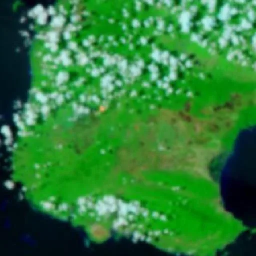 Incendio cerca de Rumbia — NASA satellite