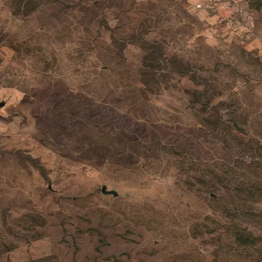Wildfire near Safara e Santo Aleixo da Restauração (PT) — Sentinel-2 true color