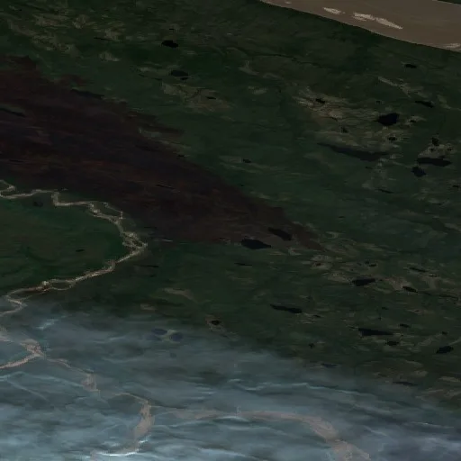 Wildfire near Sahtu Region (Jun 14) — Sentinel-2 true color
