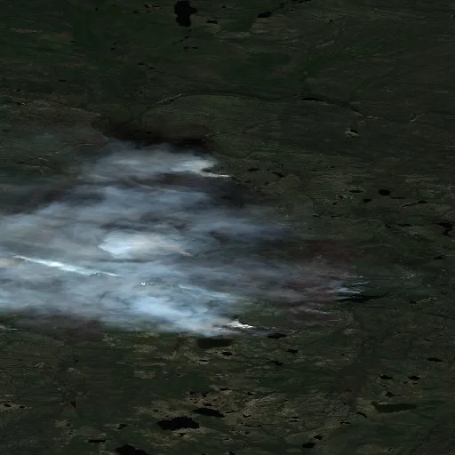 Incendio cerca de Sahtu Region (Jun 16) — Sentinel-2 true color