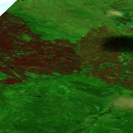 Wildfire near Sahtu Region (Jun 28 · E) — Sentinel-2 SWIR