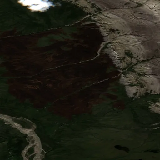 Incendio cerca de Sahtu Region — Sentinel-2 true color