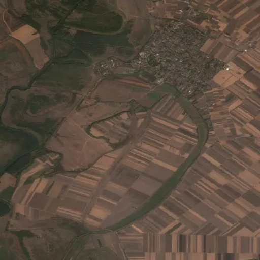Wildfire near Sakule — Sentinel-2 true color
