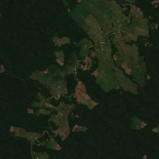 Wildfire near Salão — Sentinel-2 true color