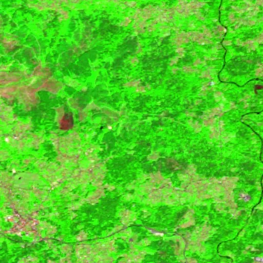 Incendio cerca de Salvatierra de Miño — Sentinel-2 SWIR (fuego)