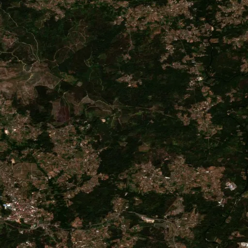 Incendio cerca de Salvatierra de Miño — Sentinel-2 true color