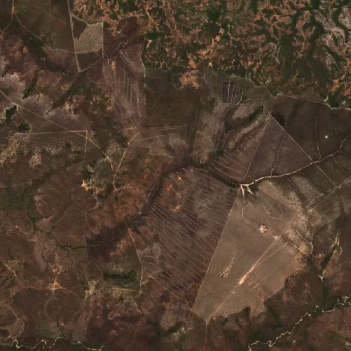 Incendio cerca de Sambaíba — Sentinel-2 true color