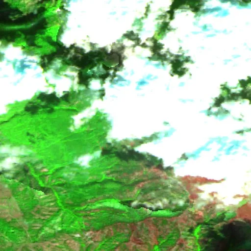 Incendio cerca de Samokov (23 sep) — Sentinel-2 SWIR (fuego)