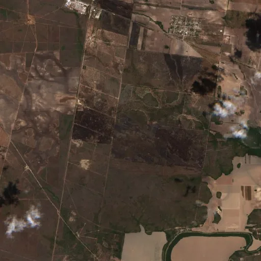 Wildfire near San Fernando (Sep 3) — Sentinel-2 true color