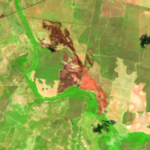 Wildfire near San Fernando (Sep 10) — Sentinel-2 SWIR (fuego)