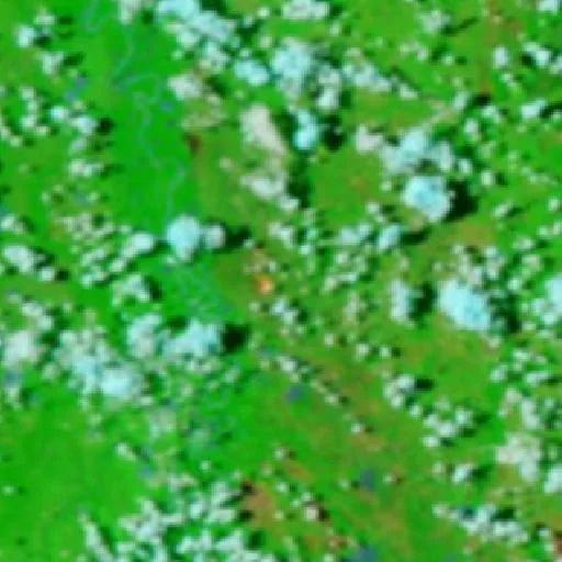 Wildfire near San Javier (Oct 3) — NASA satellite