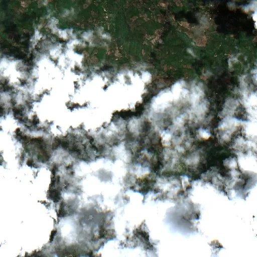Incendio cerca de San José — Sentinel-2 true color
