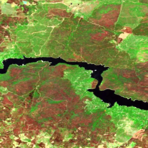 Wildfire near San Martín de Valdeiglesias (Jul 31) — Sentinel-2 SWIR (fuego)