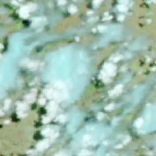 Incendio cerca de San Pablo — NASA satellite