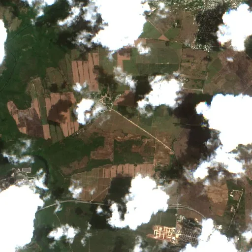 Incendio cerca de San Pedro de Macorís — Sentinel-2 true color