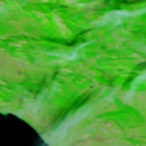 Wildfire near San Pietro Infine — NASA satellite