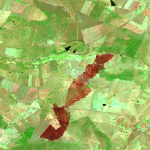 Incendio cerca de Sanchón de la Sagrada — Sentinel-2 SWIR (fuego)