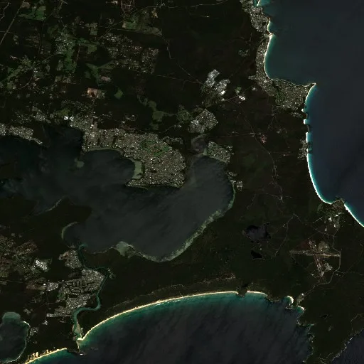 Sanctuary Point Bushfire — Sentinel-2 true color