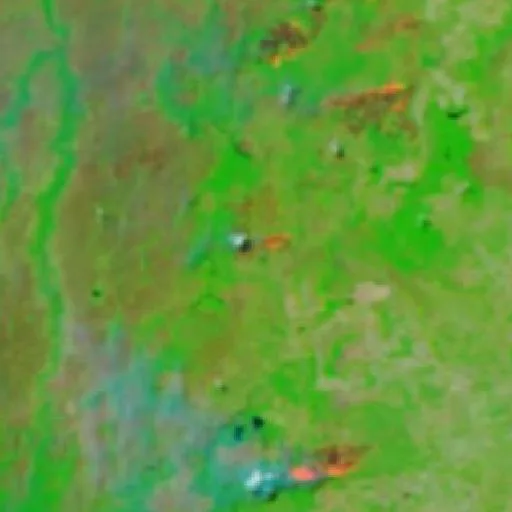 Incendio cerca de Sandolândia (19 sep · N) — NASA satellite
