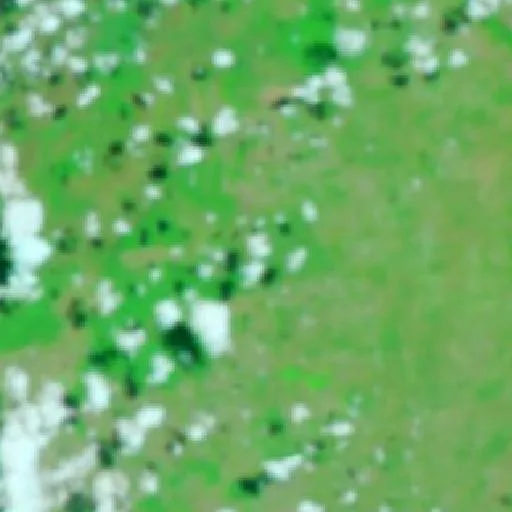 Incendio cerca de Sandolândia — NASA satellite