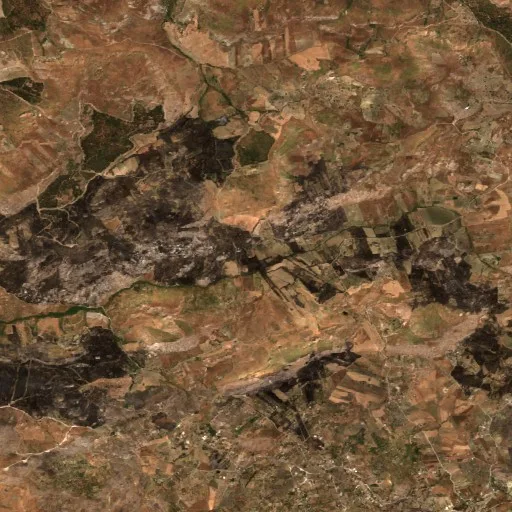 Incendio cerca de Sant'Angelo Muxaro — Sentinel-2 true color