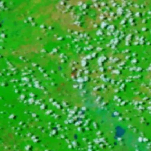 Wildfire near Santa Ana del Yacuma (Sep 27) — NASA satellite