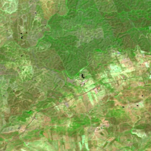 Wildfire near Santa Bárbara de Casa — Sentinel-2 SWIR (fuego)