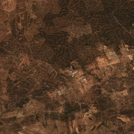 Wildfire near Santa Bárbara de Casa — Sentinel-2 true color