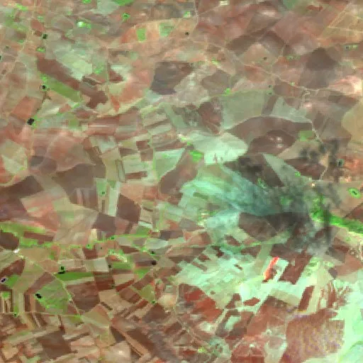 Wildfire near Santa Cristina Gela — Sentinel-2 SWIR (fuego)
