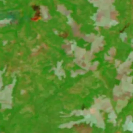 Incendio cerca de Santa Filomena (16 sep) — NASA satellite