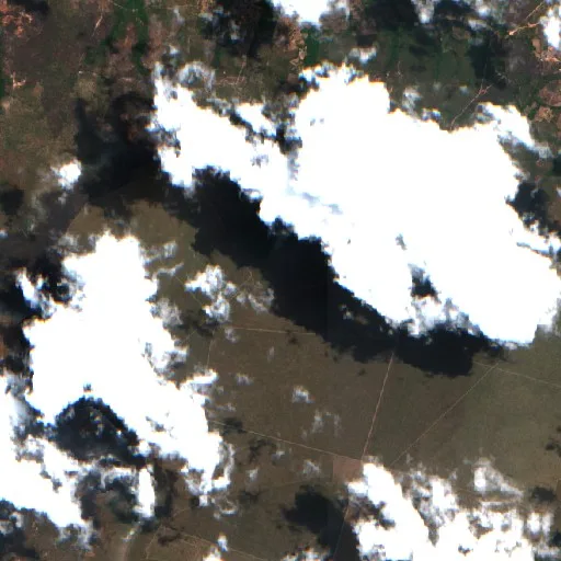 Wildfire near Santa Filomena (Sep 30) — Sentinel-2 true color