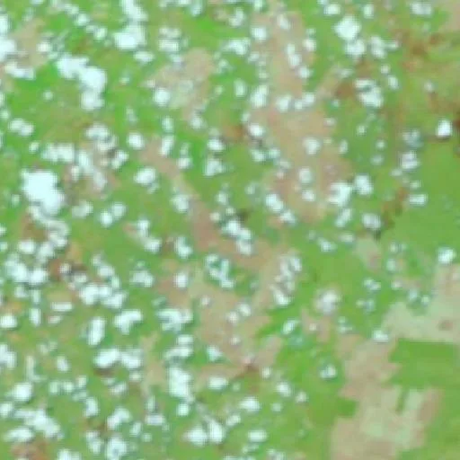 Wildfire near Santa Filomena (Oct 11) — NASA satellite