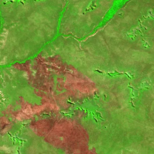 Incendio cerca de Santa Filomena (23 jul) — Sentinel-2 SWIR (fuego)