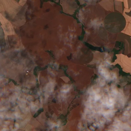 Wildfire near Santa Helena de Goiás (Aug 31) — Sentinel-2 true color