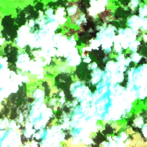 Incendio cerca de Santa Maria (29 oct) — Sentinel-2 SWIR (fuego)