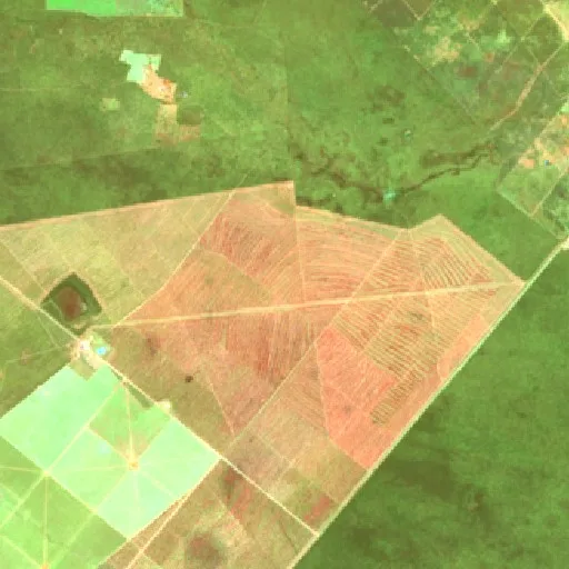 Wildfire near Santa Rita de Cássia (Aug 25) — Sentinel-2 SWIR (fuego)