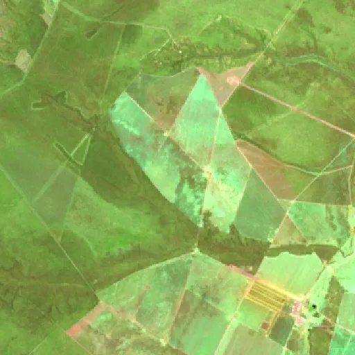 Wildfire near Santa Rita de Cássia (Sep 27) — Sentinel-2 SWIR (fuego)