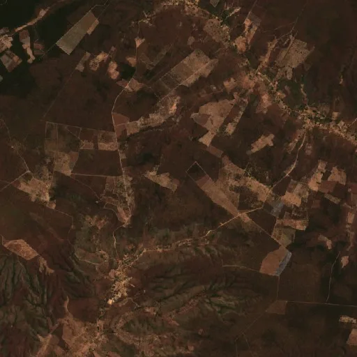 Wildfire near Santa Rita de Cássia (Sep 27 · NE) — Sentinel-2 true color
