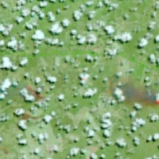 Wildfire near Santa Rita de Cássia (Oct 1) — NASA satellite