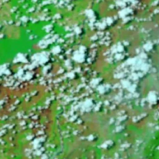 Wildfire near Santa Terezinha (Sep 30) — NASA satellite