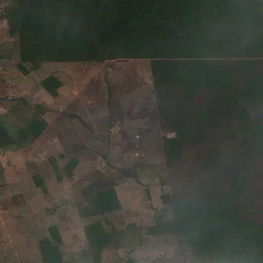 Wildfire near Santa Terezinha (Aug 21) — Sentinel-2 true color